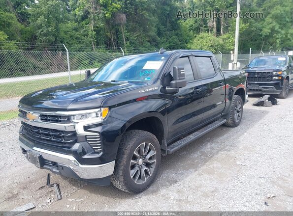 3GCUDDET9NG642865 2022 CHEVROLET SILVERADO Black Vista tres cuartos delantera izquierda