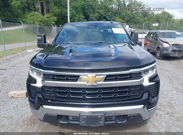 3GCUDDET9NG642865 2022 CHEVROLET SILVERADO Black Vista del cuadro de instrumentos