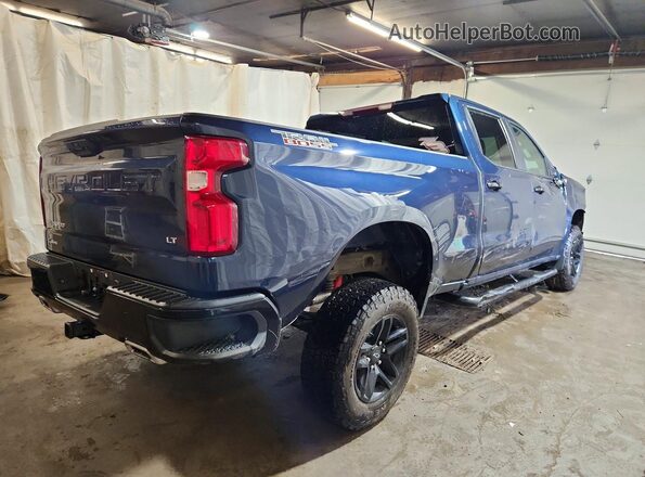 3GCUDFED0NG651314 2022 CHEVROLET SILVERADO Blue უკანა მარჯვენა