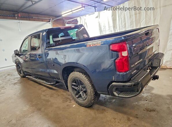 3GCUDFED0NG651314 2022 CHEVROLET SILVERADO Blue უკანა მარცხენა