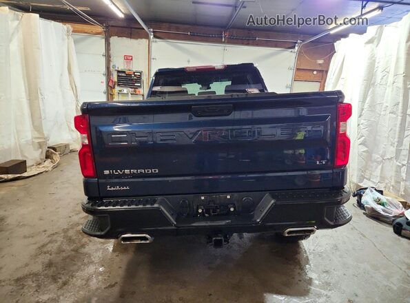 3GCUDFED0NG651314 2022 CHEVROLET SILVERADO Blue უკანა ხედი