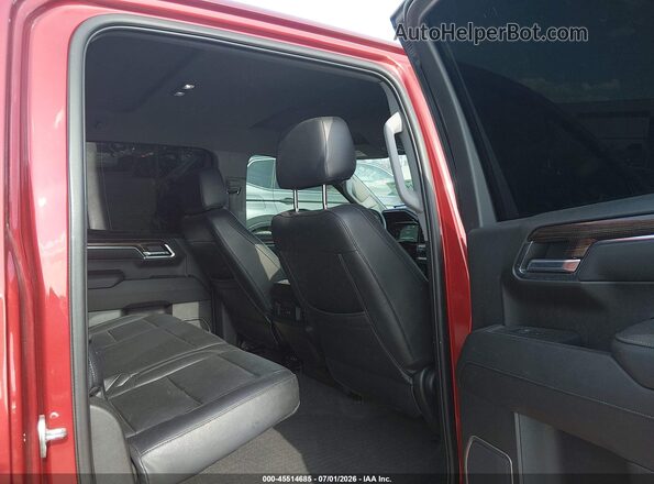 3GCUDFED0PG227442 2023 CHEVROLET SILVERADO Red Widok naklejki z numerem VIN