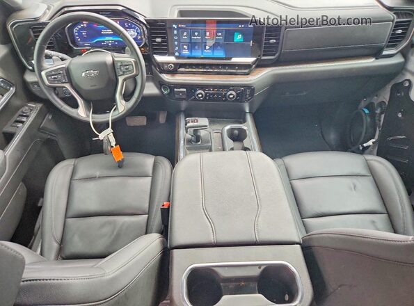 3GCUDFED1RG301860 2024 CHEVROLET SILVERADO Gray Widok deski rozdzielczej
