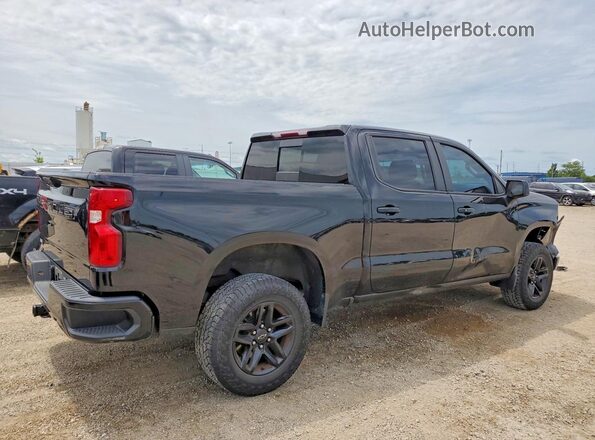 3GCUDFED3NG550090 2022 CHEVROLET SILVERADO Черный Задняя правая четверть