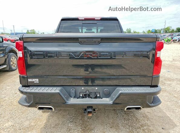 3GCUDFED3NG550090 2022 CHEVROLET SILVERADO Черный Вид сзади