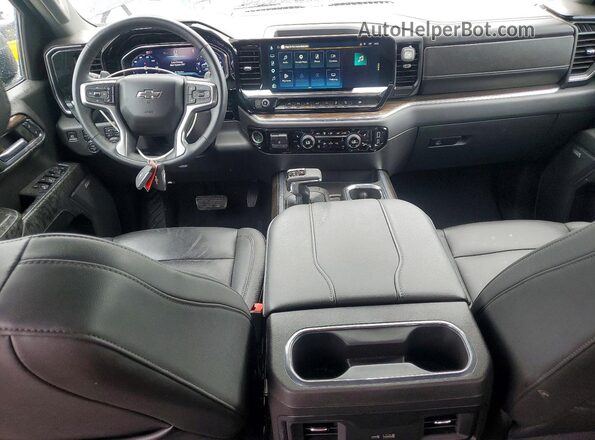 3GCUDFED3RG423636 2024 CHEVROLET SILVERADO Black Dashboard view