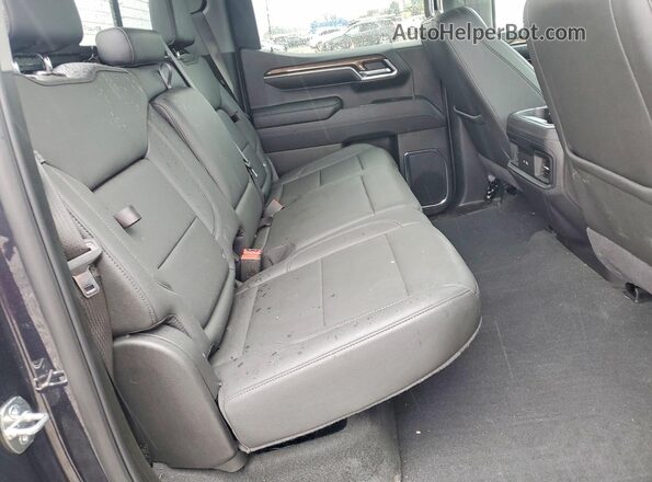 3GCUDFED3RG423636 2024 CHEVROLET SILVERADO Black Rear seats view