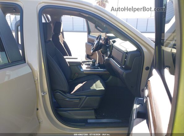 3GCUDFED4NG654216 2022 CHEVROLET SILVERADO Tan Вид салону спереду