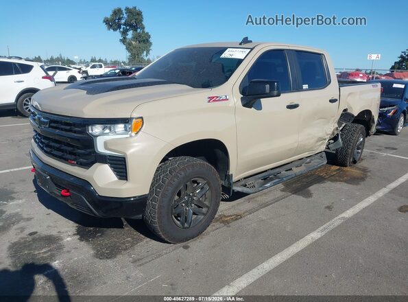 3GCUDFED4NG654216 2022 CHEVROLET SILVERADO Tan Передня ліва чверть