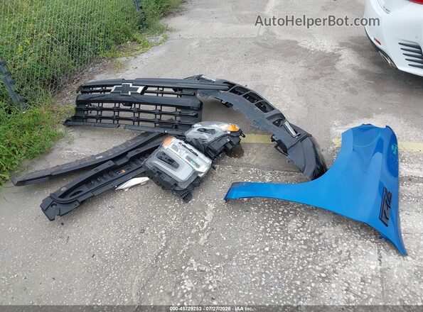 3GCUDFEL7NG517455 2022 CHEVROLET SILVERADO Blue Widok zestawu wskaźników
