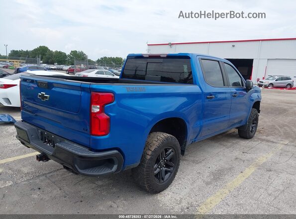 3GCUDFEL7NG517455 2022 CHEVROLET SILVERADO Blue Tył prawy