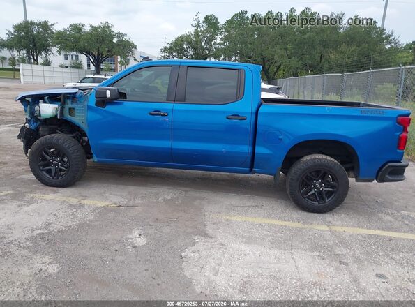 3GCUDFEL7NG517455 2022 CHEVROLET SILVERADO Blue 