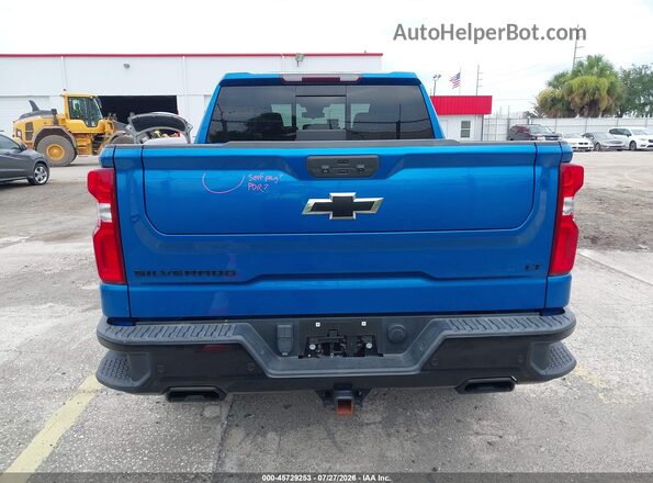 3GCUDFEL7NG517455 2022 CHEVROLET SILVERADO Blue 