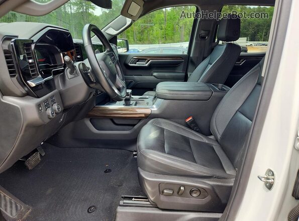 3GCUDFELXPG231313 2023 CHEVROLET SILVERADO White Вид салону спереду