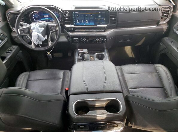 3GCUDGED8RG280107 2024 CHEVROLET SILVERADO Black Dashboard view