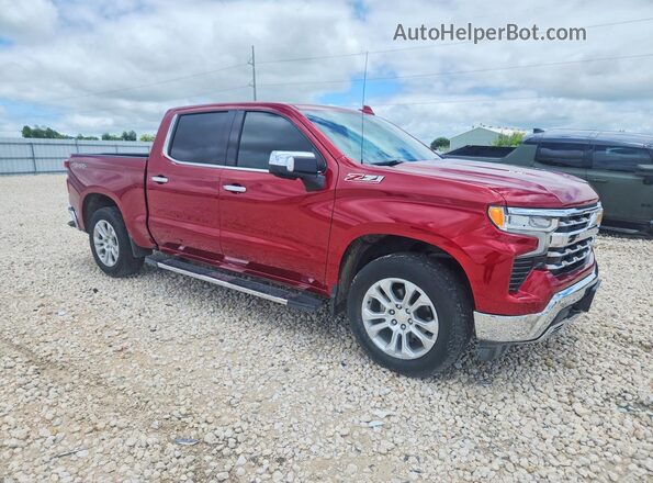 3GCUDGEL1NG524522 2022 CHEVROLET SILVERADO Red Przód prawy
