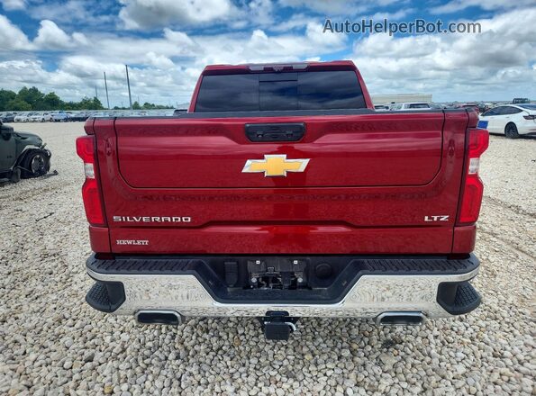 3GCUDGEL1NG524522 2022 CHEVROLET SILVERADO Red Widok z tyłu