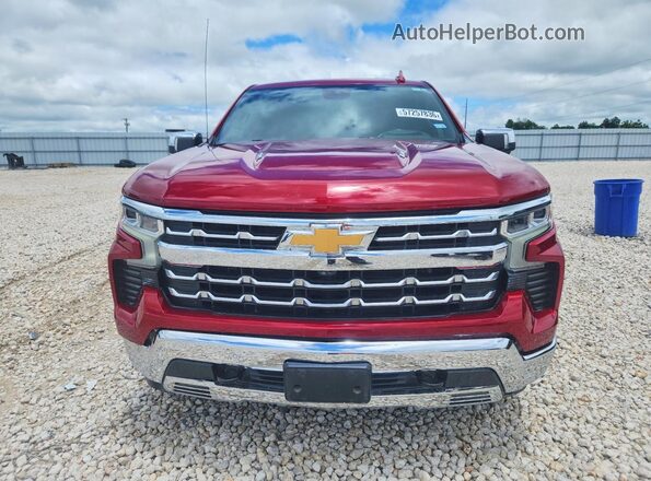 3GCUDGEL1NG524522 2022 CHEVROLET SILVERADO Red Widok z przodu