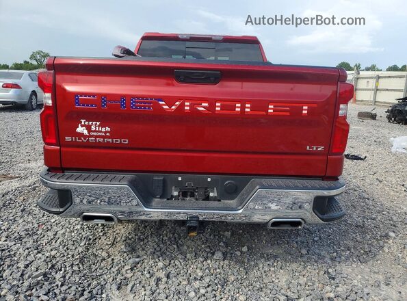 3GCUDGEL5NG614028 2022 CHEVROLET SILVERADO Red Հետևի տեսք