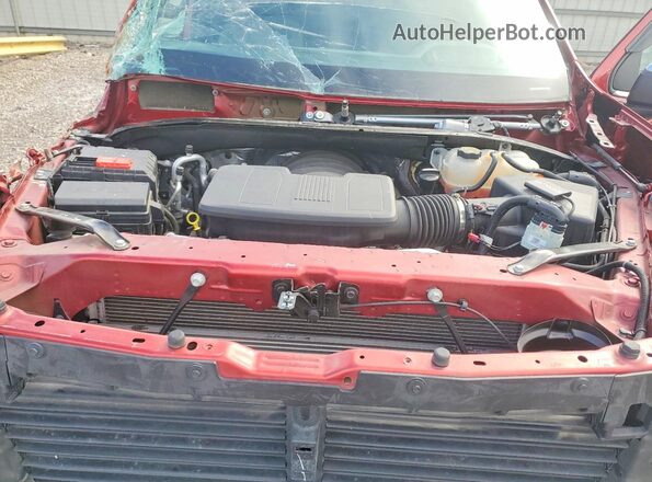 3GCUDGEL5NG614028 2022 CHEVROLET SILVERADO Red Սալոնի հետևի տեսք