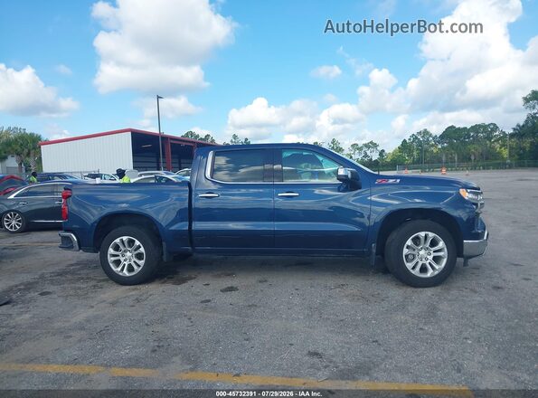 3GCUDGET4NG577974 2022 CHEVROLET SILVERADO Синий Вид задней части салона