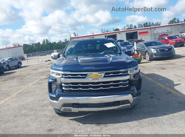 3GCUDGET4NG577974 2022 CHEVROLET SILVERADO Синий Вид щитка приборов