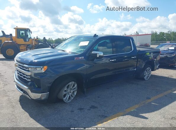 3GCUDGET4NG577974 2022 CHEVROLET SILVERADO Синий Вид спереди