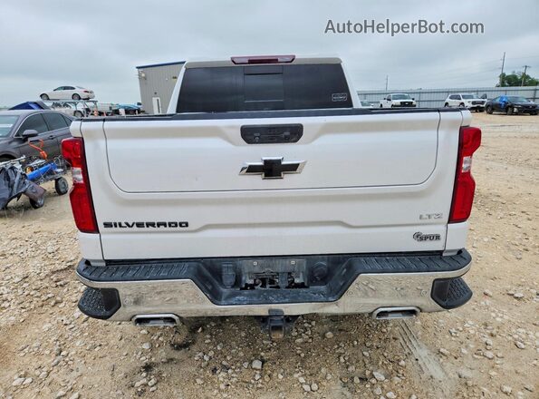 3GCUDGET9NG533887 2022 CHEVROLET SILVERADO White Rear view