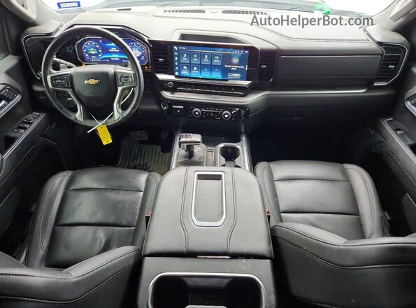 3GCUDGET9NG533887 2022 CHEVROLET SILVERADO White Dashboard view