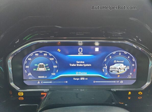 3GCUDGET9NG533887 2022 CHEVROLET SILVERADO White Instrument cluster view