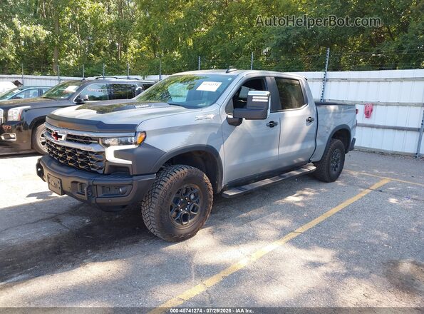 3GCUDHE81RG393261 2024 CHEVROLET SILVERADO Gray წინა მარცხენა ხედი სამი მეოთხედიდან