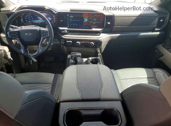 3GCUDHE89RG314533 2024 CHEVROLET SILVERADO Серый Вид панели приборов
