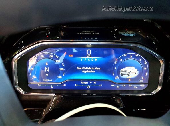 3GCUDHEL2NG654508 2022 CHEVROLET SILVERADO Blue Vista del cuadro de instrumentos