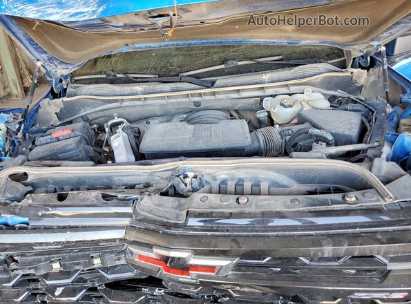 3GCUDHEL2NG654508 2022 CHEVROLET SILVERADO Blue Vista interior trasera