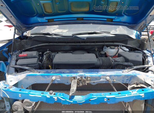 3GCUDHEL3NG538637 2022 CHEVROLET SILVERADO Blue უკანა ხედი