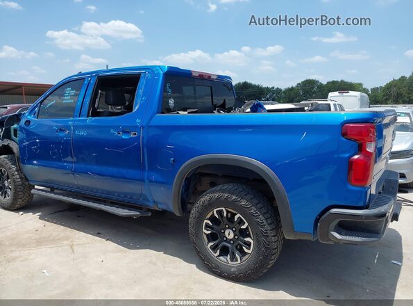 3GCUDHEL3NG538637 2022 CHEVROLET SILVERADO Blue სალონის 360-გრადუსიანი ხედი