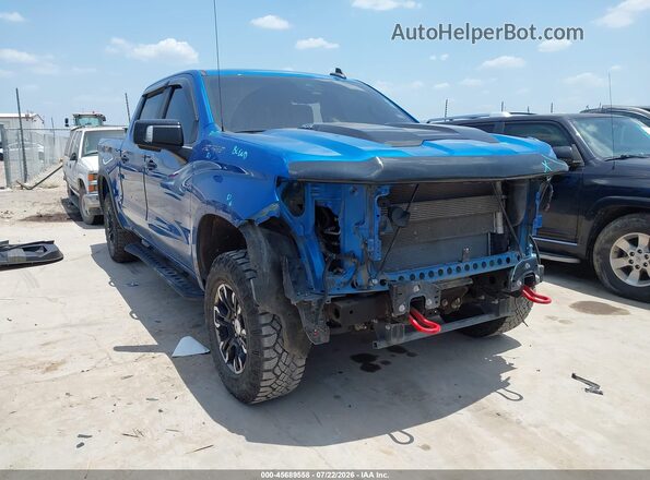 3GCUDHEL3NG538637 2022 CHEVROLET SILVERADO Blue 