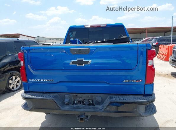 3GCUDHEL3NG538637 2022 CHEVROLET SILVERADO Blue 