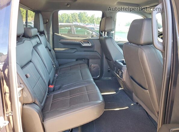 3GCUDJE85PG108517 2023 CHEVROLET SILVERADO Black Rear seats view