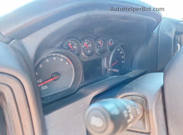 3GCUKCED7SG374029 2025 CHEVROLET SILVERADO Gray Instrument cluster view
