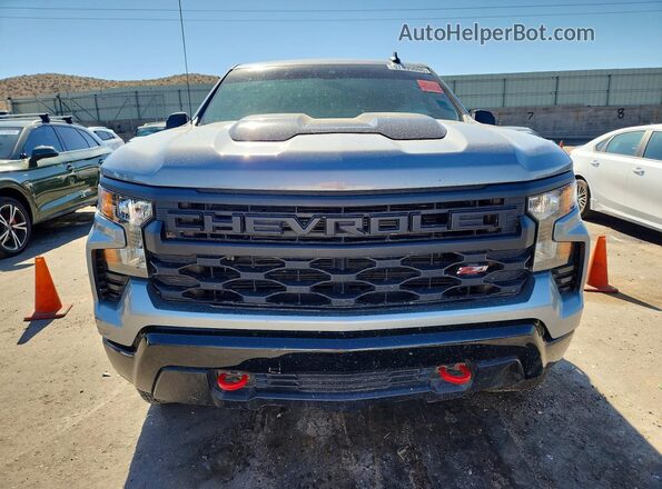 3GCUKCED7SG374029 2025 CHEVROLET SILVERADO Gray Front view