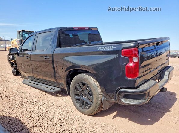 3GCUKCED8SG373407 2025 CHEVROLET SILVERADO Черный Задняя левая четверть