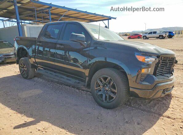 3GCUKCED8SG373407 2025 CHEVROLET SILVERADO Черный Передняя правая четверть