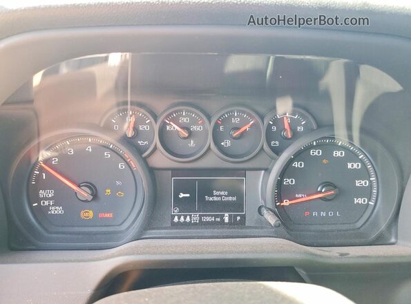 3GCUKCED8SG373407 2025 CHEVROLET SILVERADO Черный Вид щитка приборов