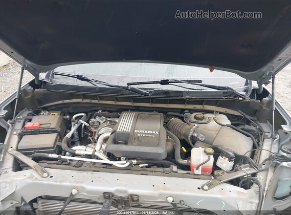 3GCUKEE80SG257679 2025 CHEVROLET SILVERADO Gray Вид ззаду
