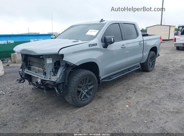 3GCUKEE80SG257679 2025 CHEVROLET SILVERADO Gray Передня ліва чверть