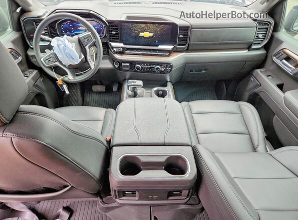3GCUKFE83SG195779 2025 CHEVROLET SILVERADO Black წინა პანელის ხედი
