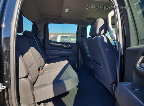 3GCUKFED6SG201037 2025 CHEVROLET SILVERADO Blue უკანა სავარძლების ხედი