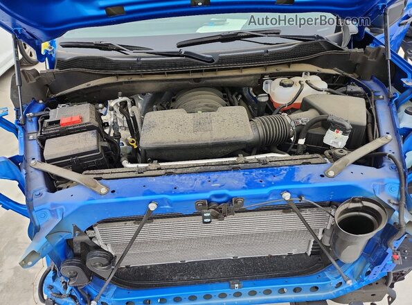 3GCUKFEDXSG296315 2025 CHEVROLET SILVERADO Blue Вид задньої частини салону