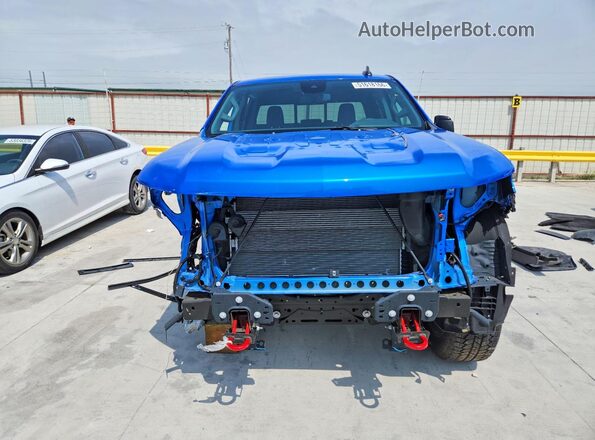 3GCUKFEDXSG296315 2025 CHEVROLET SILVERADO Blue Вид спереду